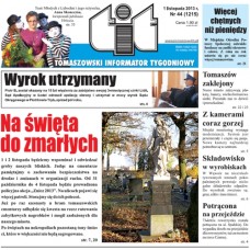 TIT - Tomaszowski Informator Tygodniowy nr 44 (1215) z 1 listopada 2013r.