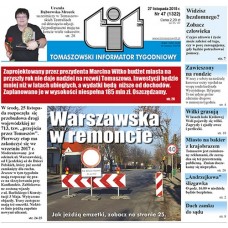 TIT - Tomaszowski Informator Tygodniowy nr 47 (1322) z 27 listopada 2015r.